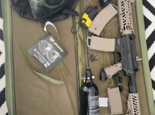 Tippmann M4 Carbine Cal. 0.68 Paintball-Set – Komplettausstattung in Top-Zustand