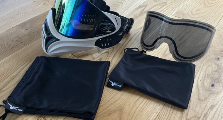Empire Vents Thermal Paintballmaske – Weiß – inkl. 2 Thermal Gläser