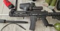 Tippmann A-5 Gewehr Markierer mit viel Zubehör