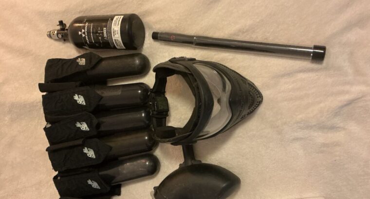 Komplettes Paintball-Set