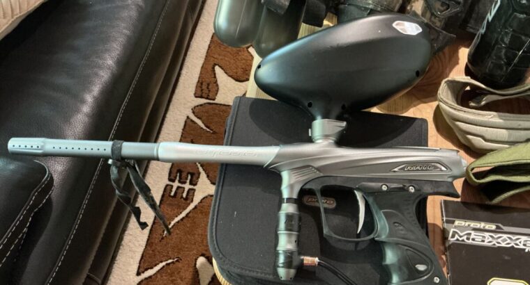 Kaum gebrauchtes paintball set für zwei Personen