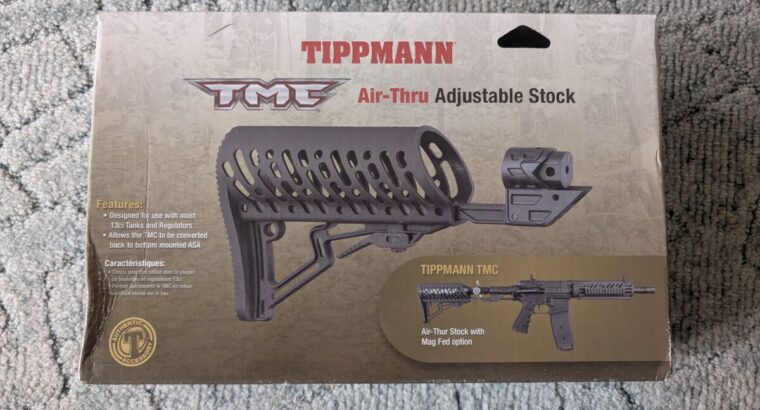 Tippmann TMC Air Stock Schulterstütze (schwarz) – Original Tippmann Upgrade