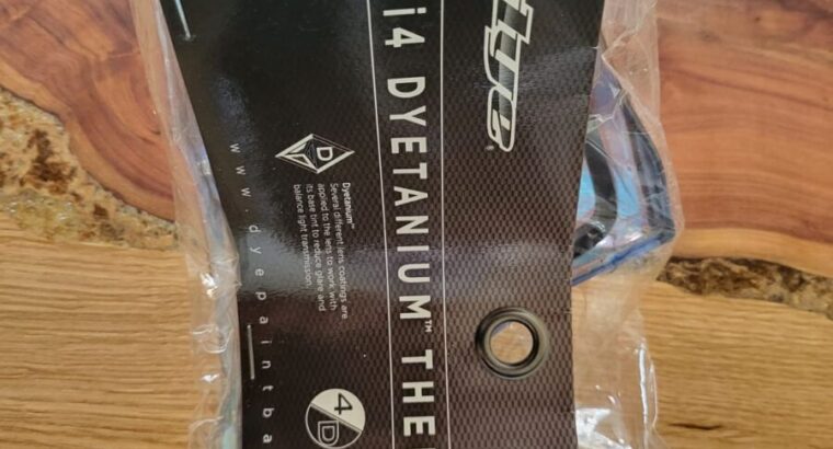 Dye i4 Maske 2 visiere! Guter Zustand! Blau