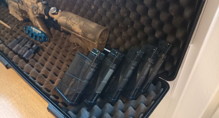 Teilauflösung Paintball Marker Sammlung | MilSig M Serie als Sniper in Tarnfarbe