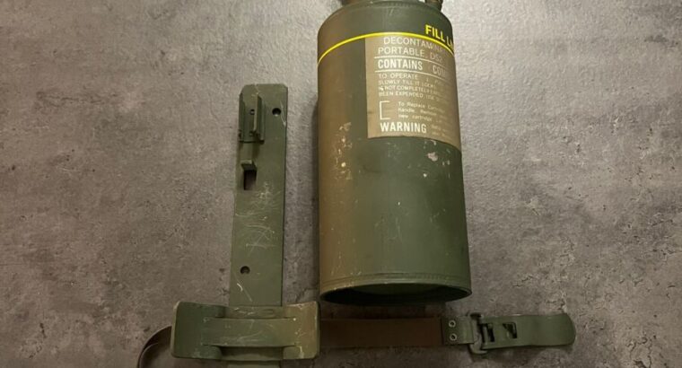 US Army Feuerlöscher mit Druckluftkapsel Bedienbar!