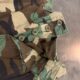U.S Army Schutzkleidung-Hose im Wald-Tarn