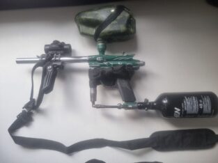 Spyder Electra 09 Paintball Markierer + Red Dot Visier & klappbarer Frontgriff! 🎯