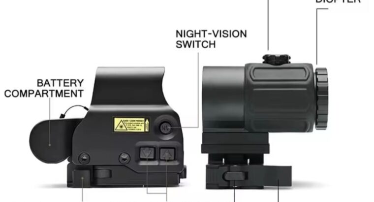 Red Dot Visier mit klappbarem Magnifier