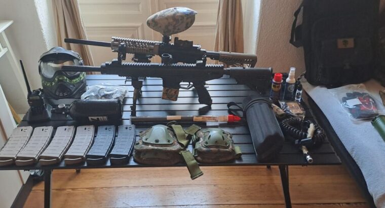 Kontplette Paintball-Ausrüstung
