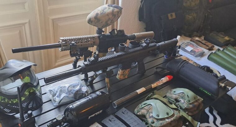 Kontplette Paintball-Ausrüstung