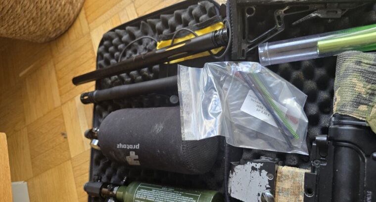 TMC Elite (.68) — Komplett-Setup + Freak-Barrel-Kit, 2 Tanks, 7 Mags, Hopper & Case — Top Schussbild!