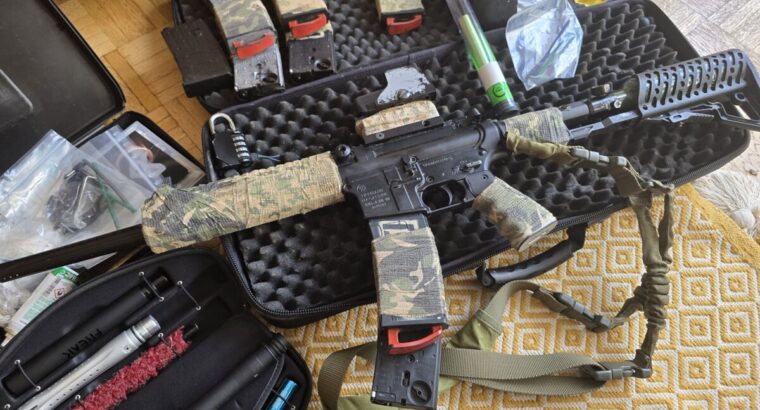 TMC Elite (.68) — Komplett-Setup + Freak-Barrel-Kit, 2 Tanks, 7 Mags, Hopper & Case — Top Schussbild!
