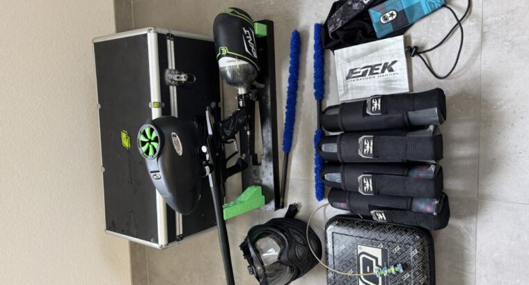 Paintball Set – Planet Eclipse Etek 4 – Top gepflegt – Komplettpaket