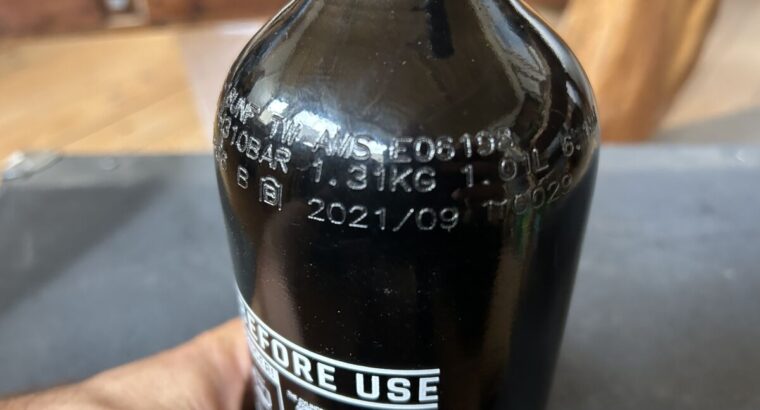 1 L 200 bar HP-Flasche