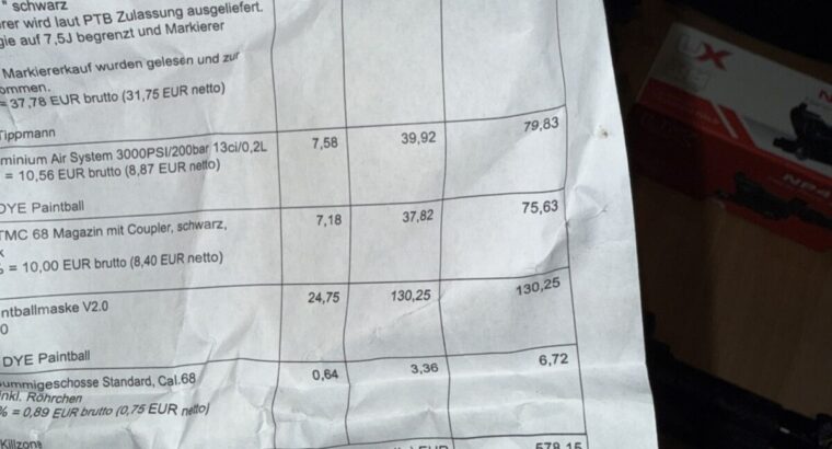 TMC Elite+Maske+Zuvehör