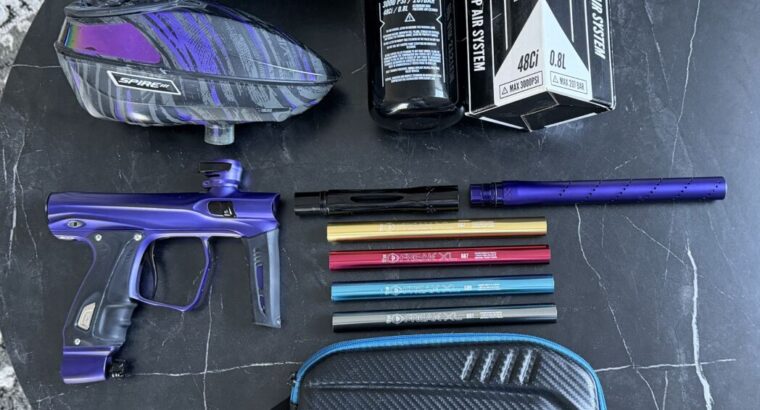 XLS Shocker Makierer / Druckluftflasche / Hopper /Freak Lauf XL Paintball