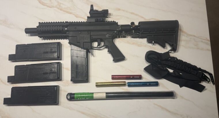 MILSIG M17 MagFed Paintball Markierer + Zubehör
