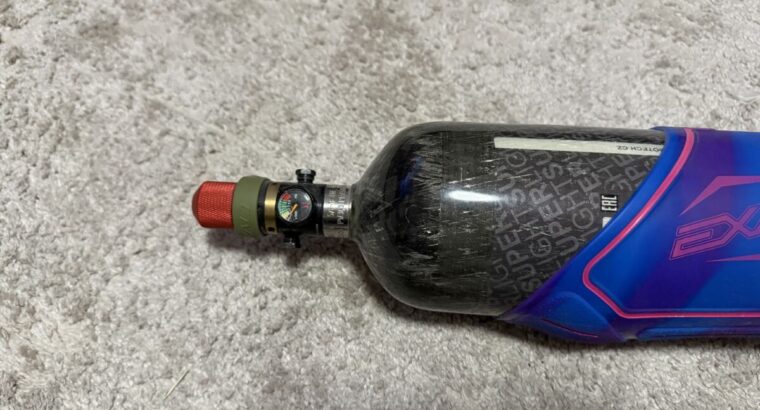 Armotech Supralight Composite Tank, 300 bar – 1,5 L Ninja PRO V3 300 Bar HP Regulator