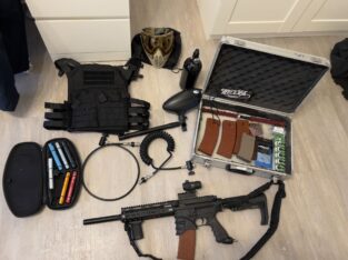 Komplettes Paintball Set– voll ausgestattet & spielbereit