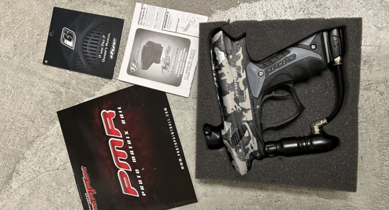 Proto Matrix Rail Camouflage- Markierer inkl. Zubehör und Kleidung