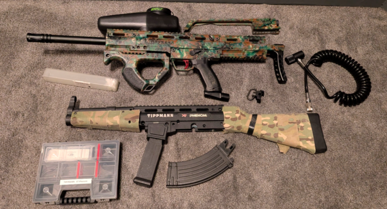 TIPPMANN X7 PHENOM UNIKAT mit viel Zubehör und Umbauten