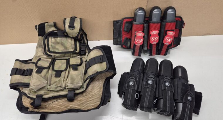 Taktische Weste und Battlepacks