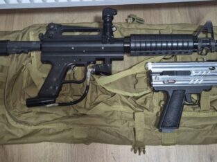 Paintball Waffen mit Tasche zu verkaufen