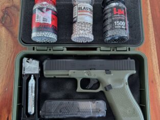 Glock 17 Gen5 Battlefield Green Co2-Pistole Kaliber 4,5 mm Stahl BB Blowback