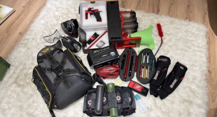 Paintballausrüstung komplett