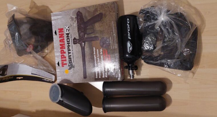 Tippmann Gryphon FX und viel Zubehör