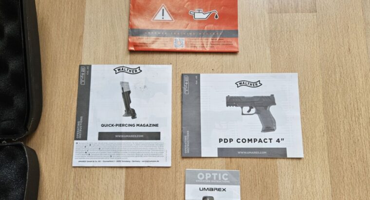 T4E Walther PDP Compact 4 mit Zubehör