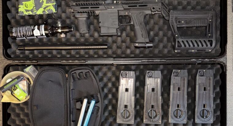 Komplettset EMF100, Maske, Magazine und co.