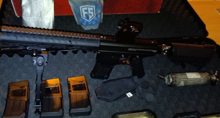 First Strike Scout Sniper Rifle Paintball Markierer – Schwarz