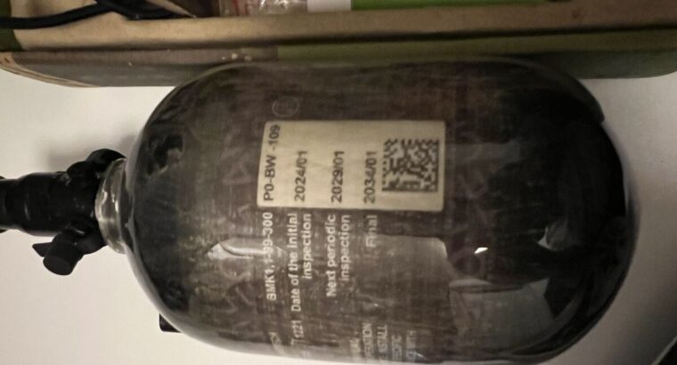 Gebrauchte Planet Eclipse Etha 3 inkl. Hopper und Armotech HP Flasche 300 Bar, 1,1 Liter