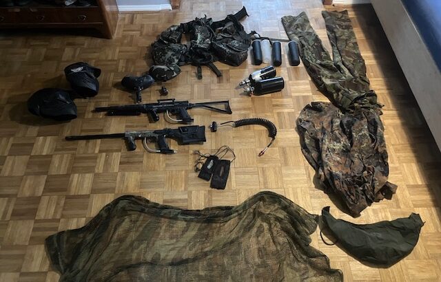 2 x Tippmann 98 + Zubehör Masken