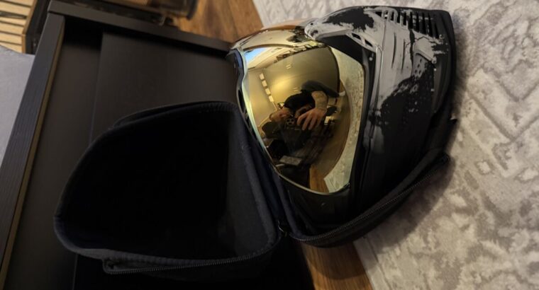 Push Unite Paintball Maske Gold Mirror – Neuwertig + Case