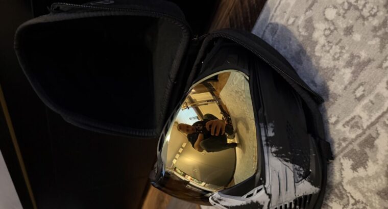 Push Unite Paintball Maske Gold Mirror – Neuwertig + Case