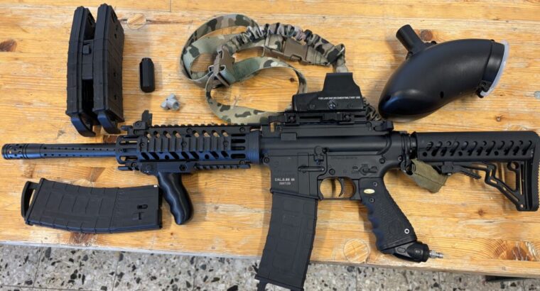 Tippmann TMC Paintball Markierer mit Zubehör