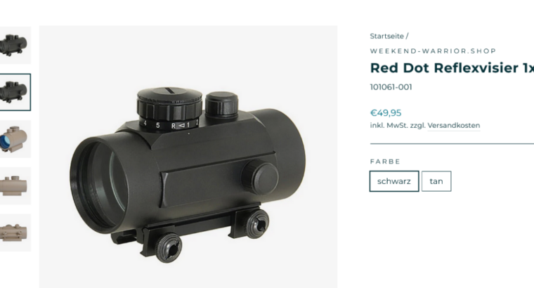 Tippmann TMC Elite Paintball Markierer (schwarz) + Maske und Red Dot Reflexvisier 1×40 + HP-System