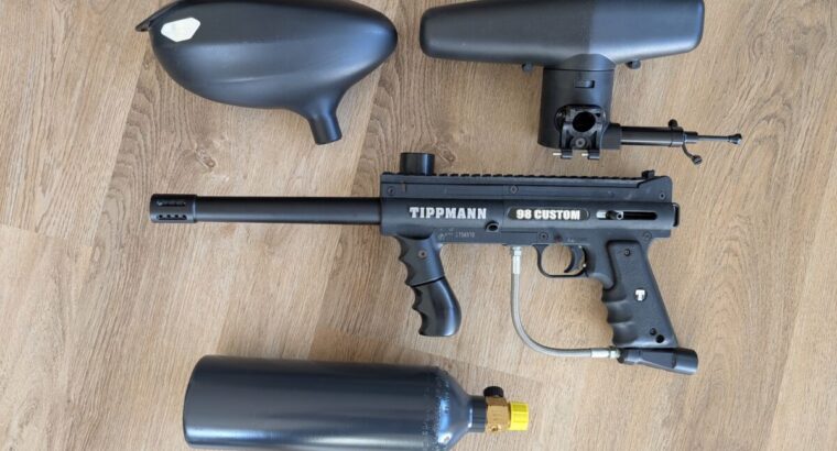 Tippmann 98 custom mit autofeed & Zubehör