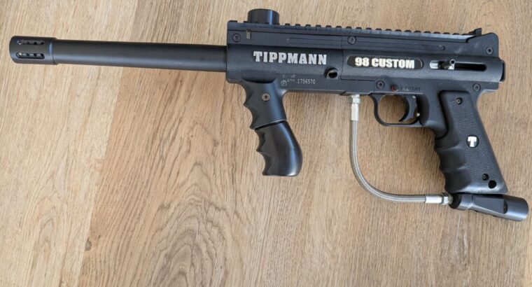 Tippmann 98 custom mit autofeed & Zubehör