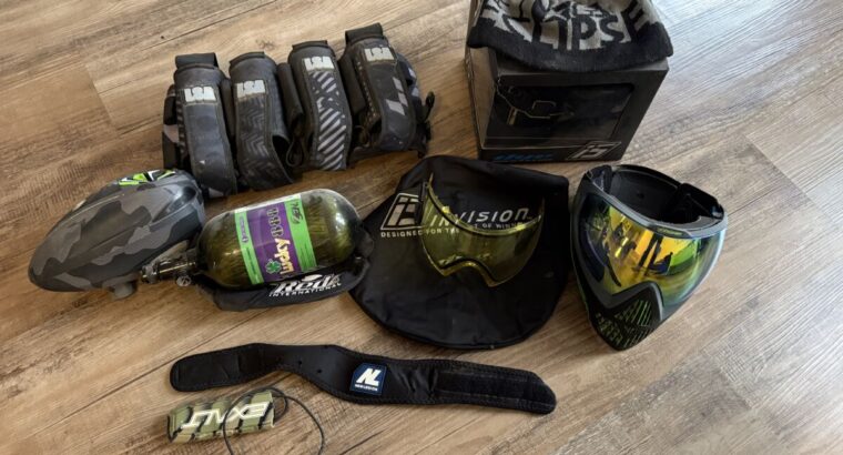 paintball Equipment abzugeben