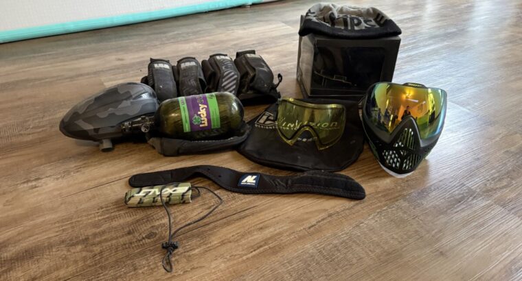 paintball Equipment abzugeben