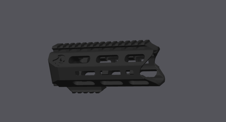 Tippmann TMC Handguard, HPA Schaft und Mag Wandhalter – Eigenbau 3D