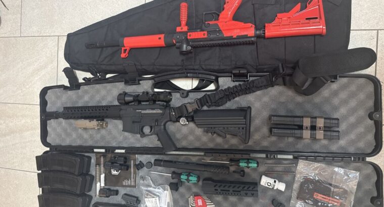 Paintball Komplettset – First Strike T15 + Zubehör + Tippmann Cronus + Empire EVS Maske