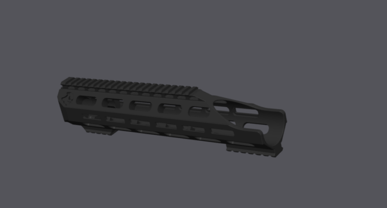 Tippmann TMC Handguard, HPA Schaft und Mag Wandhalter – Eigenbau 3D