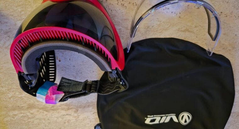 Virtue VIO Ascend Paintball Maske Rot – 2 Gläser + Tasche | Top Zustand