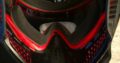 Virtue VIO Ascend Paintball Maske Rot – 2 Gläser + Tasche | Top Zustand