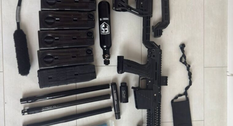 🔥 Paintball MagFed High-End Komplettset – EMF100 | First Strike | Tasmanian Tiger | 7 Magazine 🔥