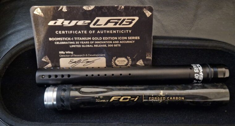 Dye boomstick I ti fc I limited edition